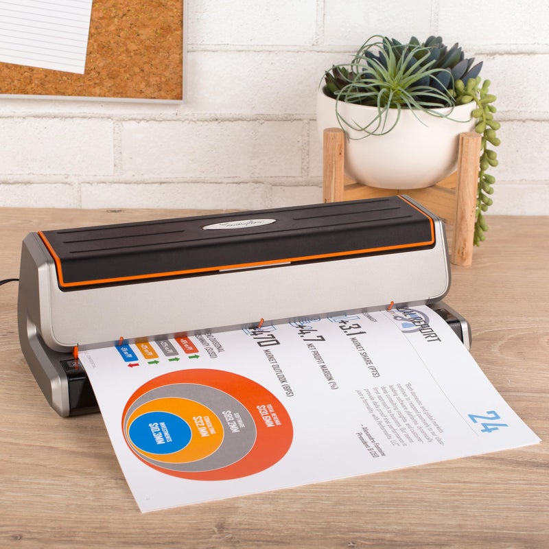 Swingline Electric Hole Puncher 3 Hole, 20 Sheet Punch Capacity Three Hole Punch 3 Ring, Jam Resistant, Optima 20, Silver (74520) - Image 2